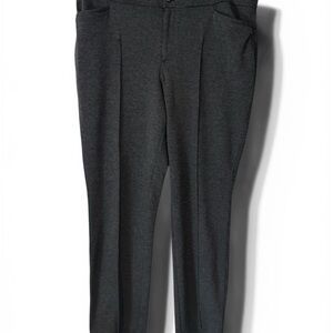 Simply Vera Vera Wang Dark Charcoal Straight-Leg Ponte Pants